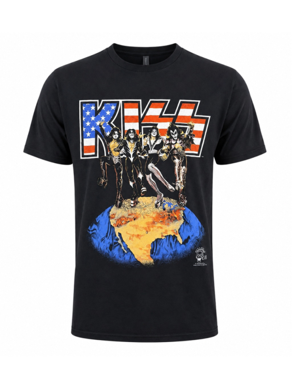 Vintage 1996 KISS Alive Worldwide Tour Reunion Arena Dallas T Shirt XL Anvil NEW